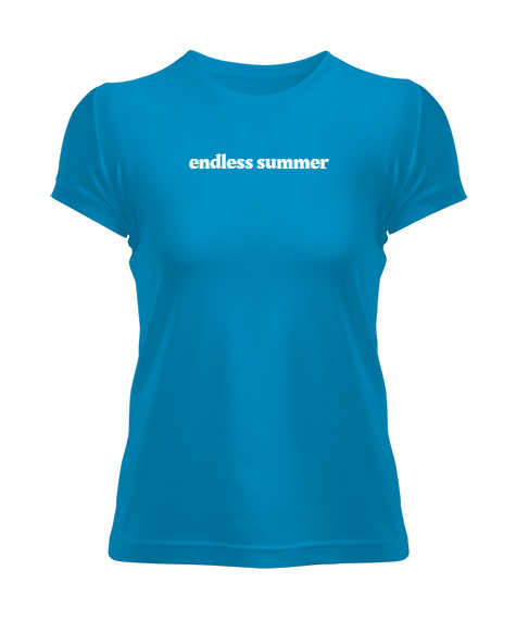 Tisho - Endless Summer Turkuaz Kadın Tişört