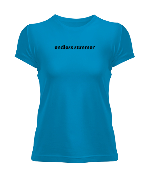 Tisho - Endless Summer Turkuaz Kadın Tişört