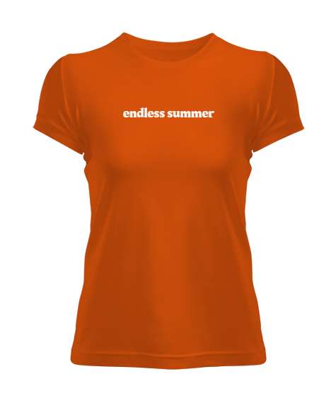 Tisho - Endless Summer Turuncu Kadın Tişört