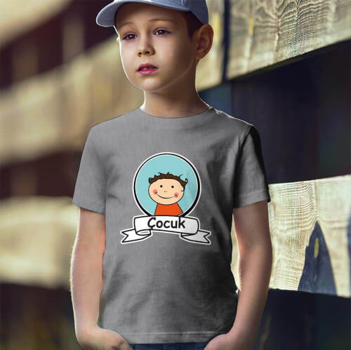 Erkek Çocuk Resimli Erkek Çocuk Tişört - Tekli Kombin