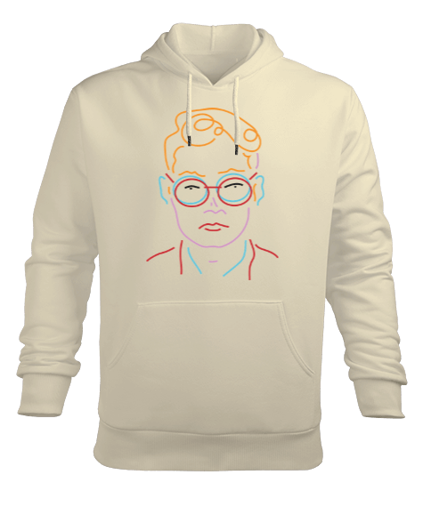 Tisho - Erkek Figürlü Erkek Kapüşonlu Hoodie Sweatshirt