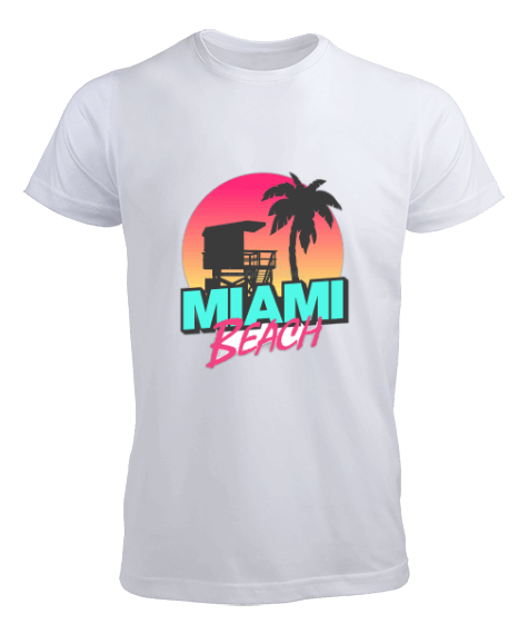 Tisho - Erkek Giyim Miami Beach Erkek Tişört