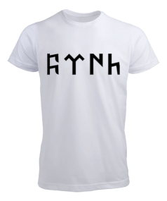 Erkek Göktürkçe Türk Yazılı Erkek Tişört - Tisho