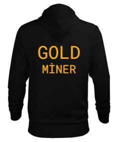 Erkek Gold Miner Erkek Kapüşonlu Hoodie Sweatshirt - Thumbnail