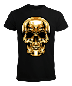Tisho - Erkek Golden Skull Erkek Tişört