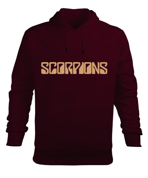 Tisho - Erkek Scorpions Sweatshirt Erkek Kapüşonlu Hoodie Sweatshirt