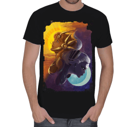 Tisho - Erkek T-shirt League Of Legends Diana and Leona Erkek Tişört