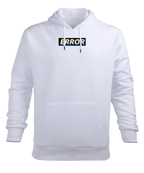 Tisho - Error Yazılı Sweatshirt Erkek Kapüşonlu Hoodie Sweatshirt