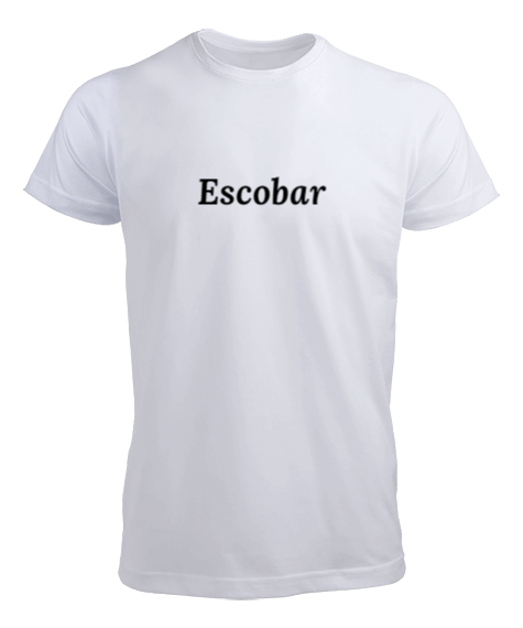 Tisho - Escobar Yazılı T-shirt Erkek Tişört