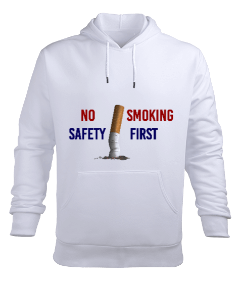 Tisho - Esprili ToppyBox Serisi Smoke Erkek Kapüşonlu Hoodie Sweatshirt