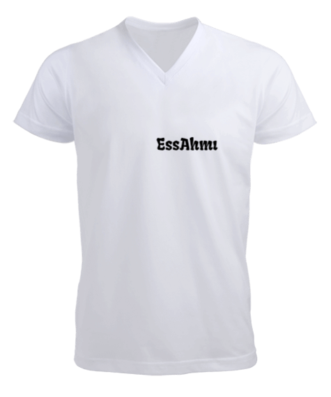 Tisho - EssAhmı Erkek Kısa Kol V Yaka Tişört