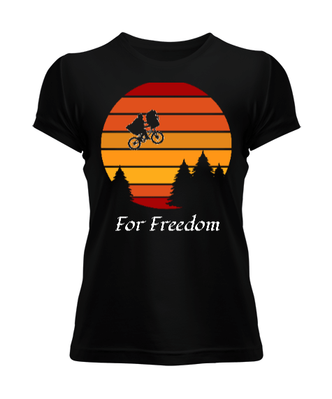 Tisho - ET Retro Özgürlük Kadın Tişört