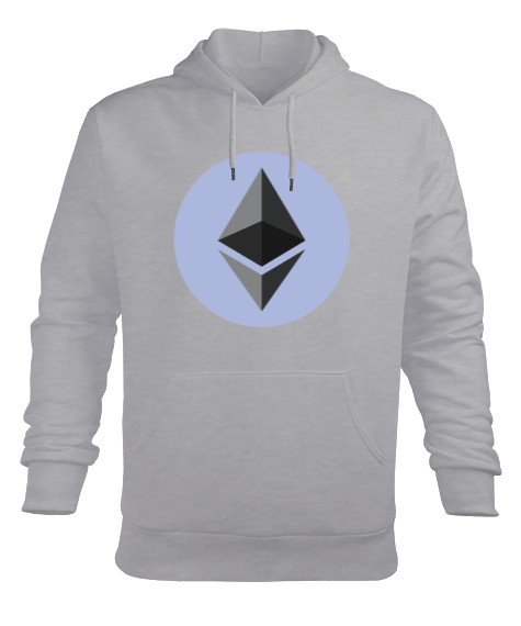 Tisho - Ethereum Erkek Kapüşonlu Hoodie Sweatshirt