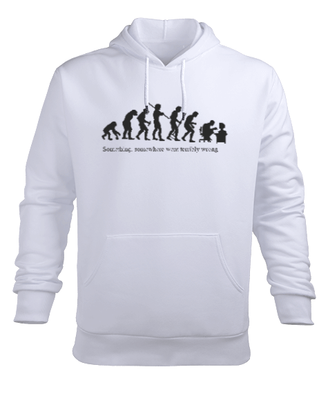 Tisho - Evrim, Evrilmiş Hayat Erkek Kapüşonlu Hoodie Sweatshirt