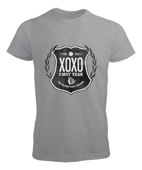 Tisho - Exo XOXO Tasarım Baskılı Erkek Tişört