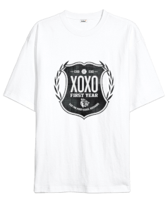 Tisho - Exo XOXO Tasarım Baskılı Oversize Unisex Tişört