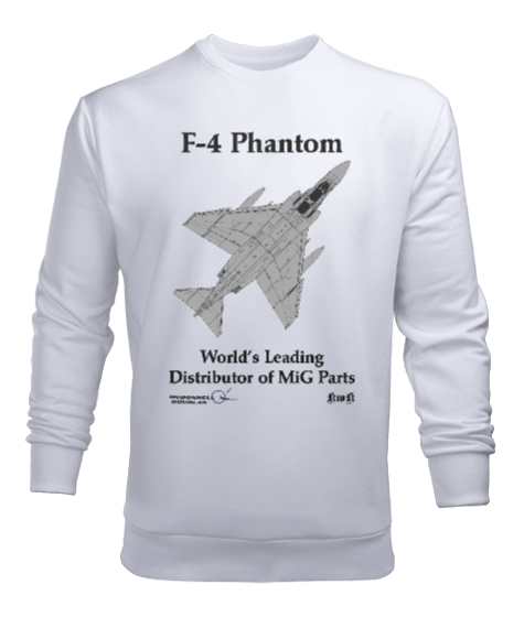 Tisho - F-4 Phantom Worlds Leading Distributor of MiG Parts Erkek Sweatshirt