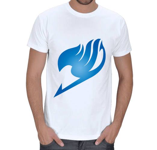 Tisho - Fairy Tail logo shirt Erkek Tişört