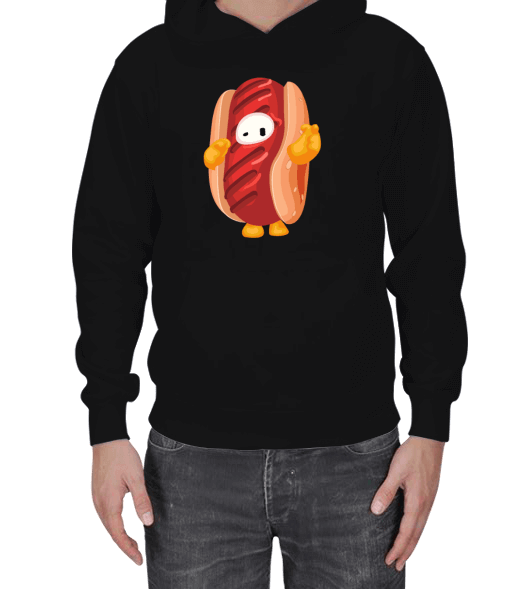 Tisho - Fall Guys Sweatshirt Erkek Kapşonlu