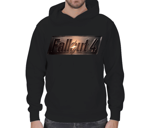Tisho - Fallout 4 Logo Erkek Kapşonlu