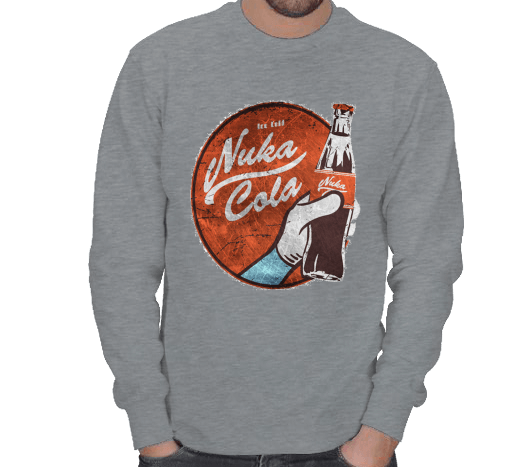 Tisho - Fallout Nuka Cola Erkek Sweatshirt ERKEK SWEATSHIRT