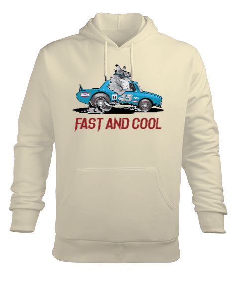 Tisho - Fast And Cool Erkek Kapüşonlu Hoodie Sweatshirt
