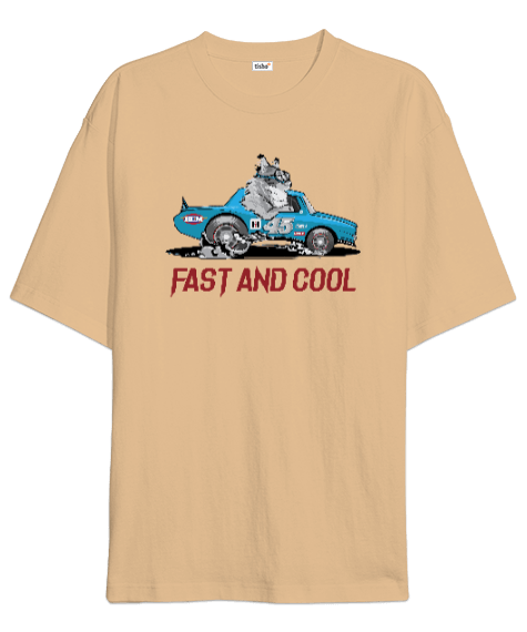 Tisho - Fast And Cool Oversize Unisex Tişört