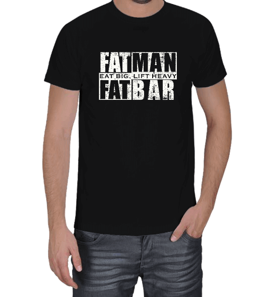 Tisho - Fat Man Fat Bar Erkek Tişört