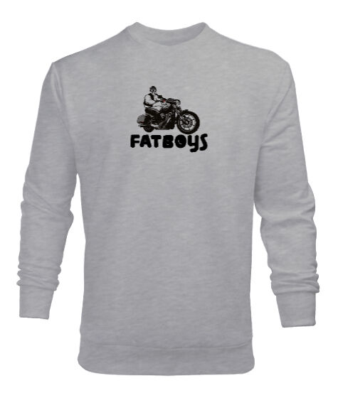 Fatboy-Şişman Çoçuklar Gri Erkek Sweatshirt