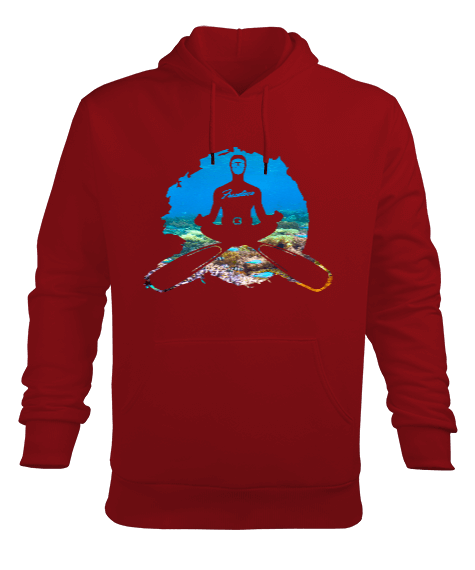 Tisho - FD-01 Freediver Erkek Kapüşonlu Hoodie Sweatshirt