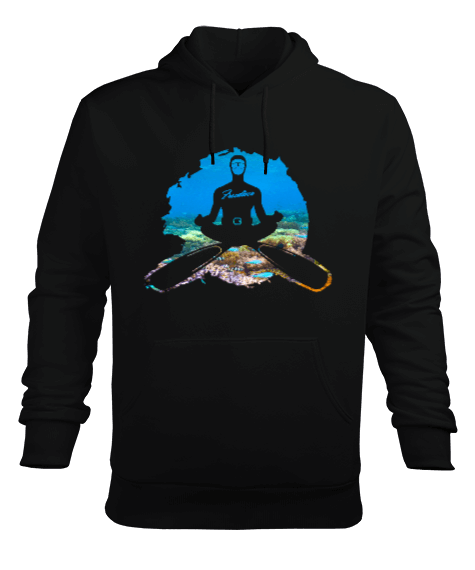 Tisho - FD-01 Freediver Erkek Kapüşonlu Hoodie Sweatshirt