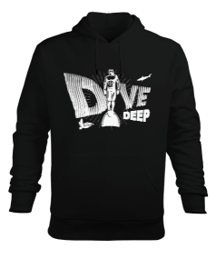Tisho - FD-04 Dive Deep Erkek Kapüşonlu Hoodie Sweatshirt