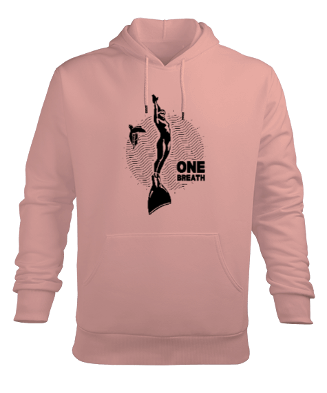 Tisho - FD-05 One Breath Mono Fin Erkek Kapüşonlu Hoodie Sweatshirt