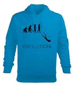 Tisho - FD-07 Freedive Evolution Erkek Kapüşonlu Hoodie Sweatshirt