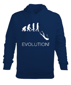 Tisho - FD-07 Freedive Evolution Erkek Kapüşonlu Hoodie Sweatshirt