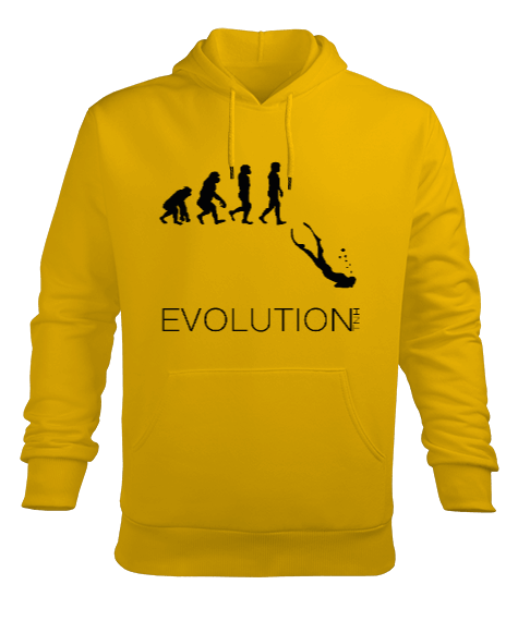 Tisho - FD-07 Freedive Evolution Erkek Kapüşonlu Hoodie Sweatshirt