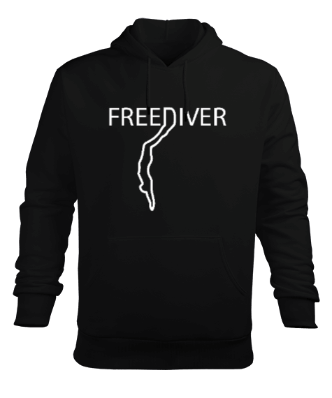 Tisho - FD-09 Freediver Erkek Kapüşonlu Hoodie Sweatshirt