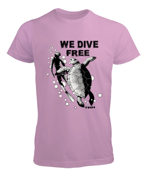 FD-10 We Dive Free Erkek Tişört