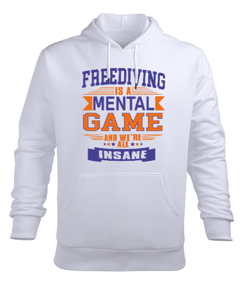 Tisho - FD-12 Mental Game Erkek Kapüşonlu Hoodie Sweatshirt