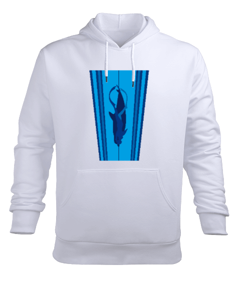 FD 15 Deep Bleu Erkek Kapu onlu Hoodie Sweatshirt Erkek Kapu onlu Tasar mlar Tisho Tisho Dukkan