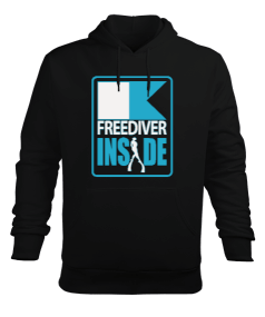 Tisho - FD-16 Freediver Inside Erkek Kapüşonlu Hoodie Sweatshirt