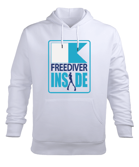 Tisho - FD-16 Freediver Inside Erkek Kapüşonlu Hoodie Sweatshirt