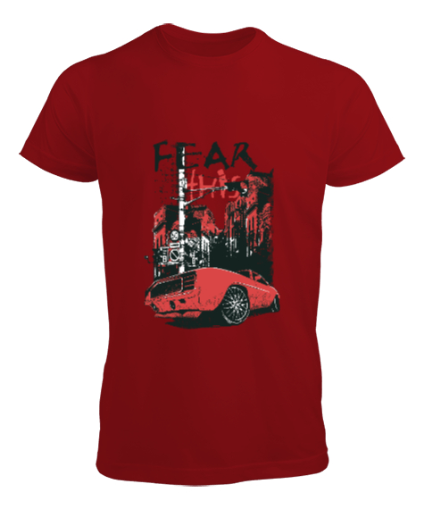 Tisho - Fear Kırmızı Erkek Tişört