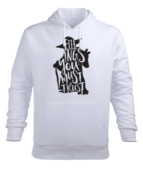 Tisho - Feelings You Must Trust Erkek Kapüşonlu Hoodie Sweatshirt