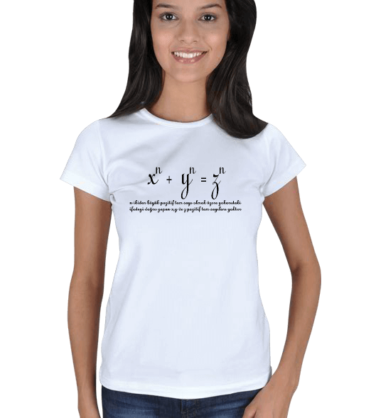 Tisho - Fermatın Son Teoremi_b4 Kadın Tişört