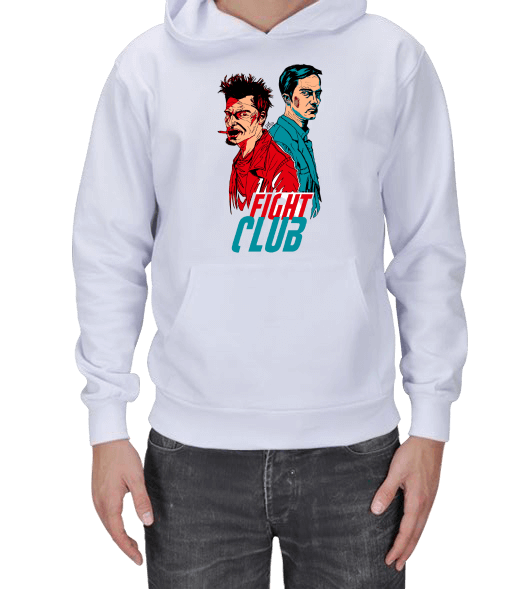 Tisho - Fight Club Hoodie Erkek Kapşonlu