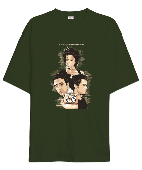 Tisho - Fight Club Tasarım Baskılı Oversize Unisex Tişört