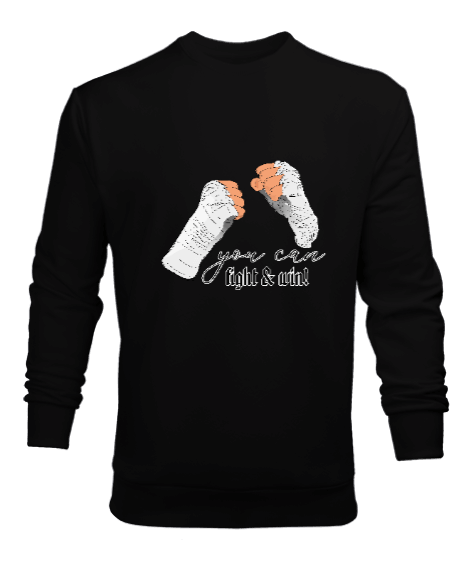 Tisho - fight win Erkek Sweatshirt