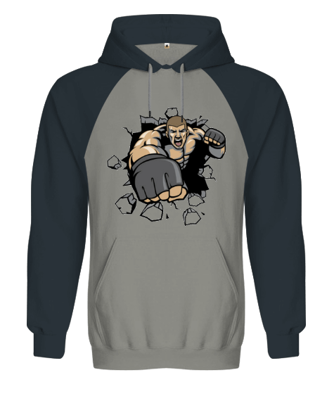 Tisho - Fighter Orjinal Reglan Hoodie Unisex Sweatshirt