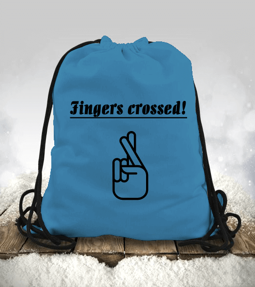 Tisho - Fingers crossed Büzgülü spor çanta